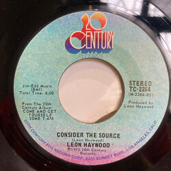 Leon Haywood Just Your Fool / Consider The Source USED VINYL 7INCH 45 RPM