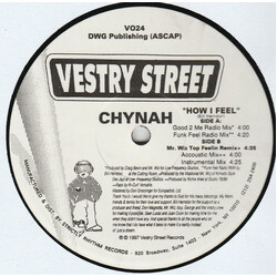 Chynah How I Feel VINYL 12" USED