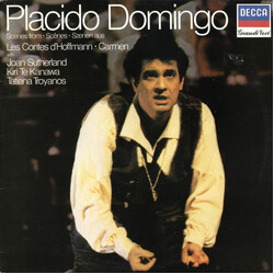 Placido Domingo / Joan Sutherland / Kiri Te Kanawa / Tatiana Troyanos Scenes From Les Contes D'Hoffmann - Carmen Vinyl LP USED
