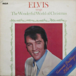 Elvis Presley Elvis Sings The Wonderful World Of Christmas Vinyl LP USED
