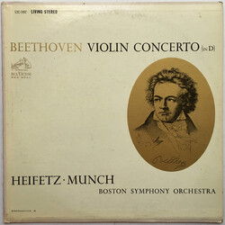 Ludwig van Beethoven / Jascha Heifetz / Charles Munch / Boston Symphony Orchestra Violin Concerto (In D) Vinyl LP USED