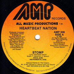 Heartbeat Nation Stomp / Cold Chilin USED VINYL 12INCH 33 S RPM