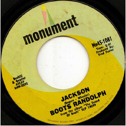 Boots Randolph Jackson USED VINYL 7INCH 45 RPM SINGLE