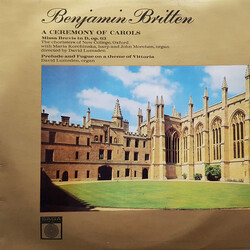 Benjamin Britten / The New College Oxford Choir Prelude & Fugue On A Theme Of Vittoria, Missa Brevis, A Ceremony Of Carols Vinyl LP USED