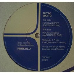 Tutto Matto Hugs & Kisses USED VINYL 12INCH 33 S RPM