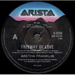 Aretha Franklin Freeway Of Love USED VINYL 7INCH 45 RPM SINGLE