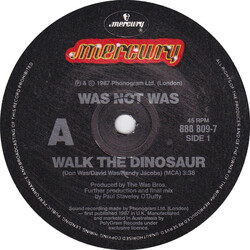 Was (Not Was) Walk The Dinosaur USED VINYL 7INCH SINGLE 45 RPM