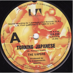 The Vapors Turning Japanese USED VINYL 7INCH 45 RPM