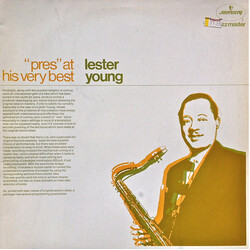 Lester Young "Pres" At His Very Best Vinyl LP USED