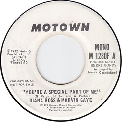Diana Ross / Marvin Gaye You're A Special Part Of Me USED VINYL 7INCH 45 RPM PROMO STEREO MONO