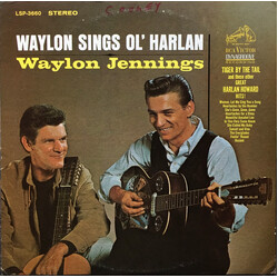 Waylon Jennings Waylon Sings Ol' Harlan Vinyl LP USED