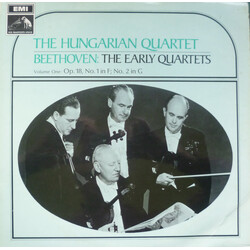 Ludwig van Beethoven / The Hungarian Quartet Beethoven: The Early Quartets, Volume One: Op. 18, No.1 In F; No.2 In G Vinyl LP USED