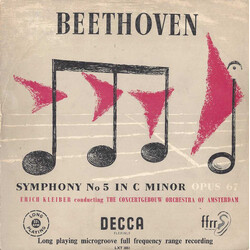 Ludwig van Beethoven / Erich Kleiber / Concertgebouworkest Symphony No 5 In C Minor Opus 67 Vinyl LP USED