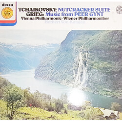 Pyotr Ilyich Tchaikovsky / Edvard Grieg / Herbert von Karajan / Wiener Philharmoniker Nutcracker Suite / Music From Peer Gynt Vinyl LP USED