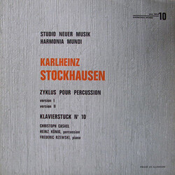 Karlheinz Stockhausen / Christoph Caskel / Heinz König / Frederic Rzewski Zyklus Pour Percussion, Klavierstuck N° 10 Vinyl LP USED
