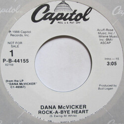 Dana McVicker Rock-A-Bye Heart USED VINYL 7INCH 45 RPM PROMO