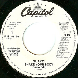 Suavé Shake Your Body USED VINYL 7INCH 45 RPM PROMO