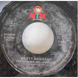 Marty Haggard Trains Make Me Lonesome USED VINYL 7INCH 45 RPM SINGLE