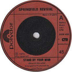 Springfield Revival Stand By Your Man / Don't Ask Me USED VINYL 7INCH 45 RPM SINGLE