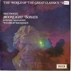 Ludwig van Beethoven / Wilhelm Backhaus Moonlight Sonata Vinyl LP USED