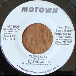 Kathe Green Love City USED VINYL 7INCH SINGLE PROMO