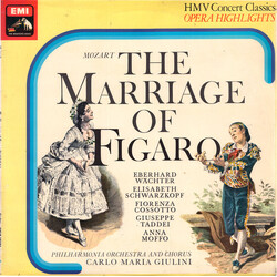 Wolfgang Amadeus Mozart / Philharmonia Orchestra / Carlo Maria Giulini The Marriage Of Figaro - Highlights Vinyl LP USED