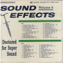 No Artist Sound Effects, Volume 2 Vinyl LP USED