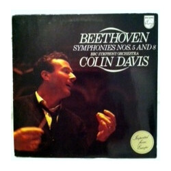 Ludwig van Beethoven / Sir Colin Davis / BBC Symphony Orchestra Symphonies No. 5 And 8 Vinyl LP USED