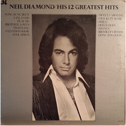 Neil Diamond His 12 Greatest Hits Vinyl LP USED