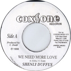 Shenley Duffus We Need More Love USED VINYL 7INCH 45 RPM SINGLE
