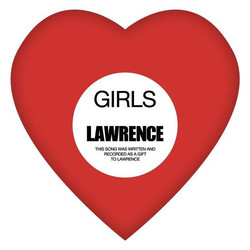 Girls (5) Lawrence USED VINYL 7INCH SHAPE SINGLE SIDED LIMITED EDITION