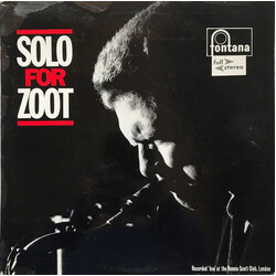 Zoot Sims Solo For Zoot Vinyl LP USED