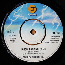 Stanley Turrentine Disco Dancing USED VINYL 7INCH 45 RPM