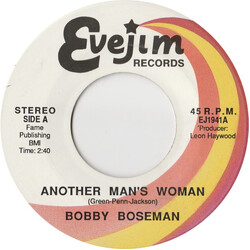 Bobby Boseman Another Man's Woman USED VINYL 7INCH SINGLE STEREO