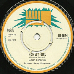 Jackie Robinson (2) Homely Girl USED VINYL 7INCH 45 RPM