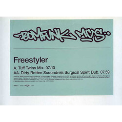 Bomfunk MC's Freestyler USED VINYL 12INCH 45 RPM SINGLE PROMO