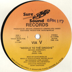 Via V Needle To The Groove USED VINYL 12INCH 33 S RPM