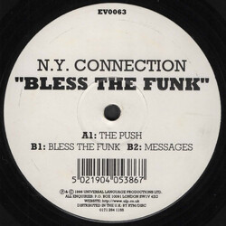 N.Y. Connection Bless The Funk USED VINYL 12INCH 33 S RPM