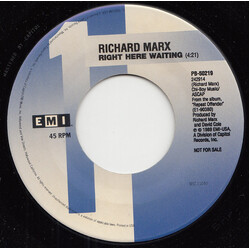 Richard Marx Right Here Waiting USED VINYL 7INCH 45 RPM PROMO