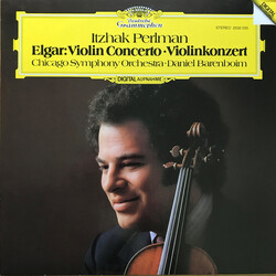 Sir Edward Elgar / Itzhak Perlman / The Chicago Symphony Orchestra / Daniel Barenboim Violin Concerto • Violinkonzert Vinyl LP USED