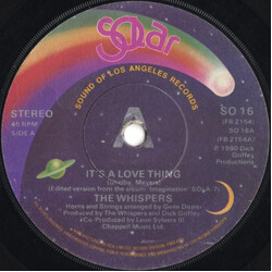 The Whispers It's A Love Thing USED VINYL 7INCH 45 RPM