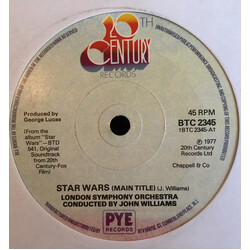 London Symphony Orchestra / John Williams (4) Star Wars (Main Title) / Cantina Band USED VINYL 7INCH SINGLE 45 RPM