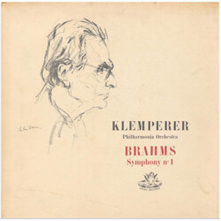 Philharmonia Orchestra / Otto Klemperer / Johannes Brahms Symphony No. 1 In C Minor, Op. 68 Vinyl LP USED