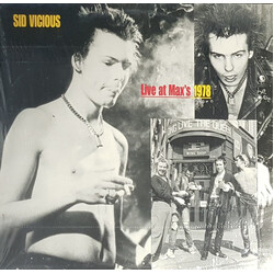 Sid Vicious Live At  Max's 1978 Vinyl LP USED