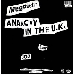Megadeth Anarchy In The U.K. USED VINYL 12INCH 45 RPM SINGLE