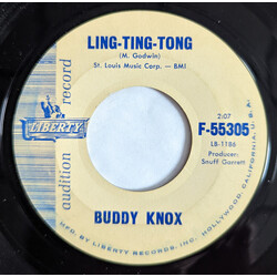 Buddy Knox Ling-Ting-Tong USED VINYL 7INCH 45 RPM SINGLE PROMO STYRENE