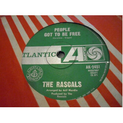 The Rascals People Got To Be Free/ My World USED VINYL 7INCH 45 RPM
