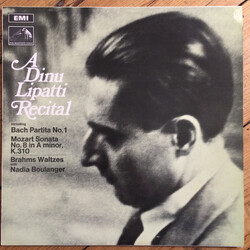 Dinu Lipatti A Dinu Lipatti Recital Vinyl LP USED