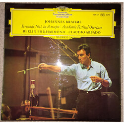 Johannes Brahms / Berliner Philharmoniker / Claudio Abbado Serenade Nr. 2 A-dur Op. 16 ∙ Akademische Fest-Ouvertüre Op. 80 Vinyl LP USED