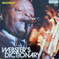 Ben Webster Webster's Dictionary Vinyl LP USED